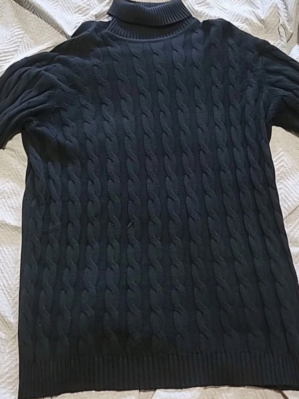 COOFANDY Mens XXXL Slim Fit Turtleneck Sweater Casual Knitted Pullover Sweater